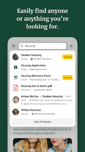 Android application Falcon Connection screenshort