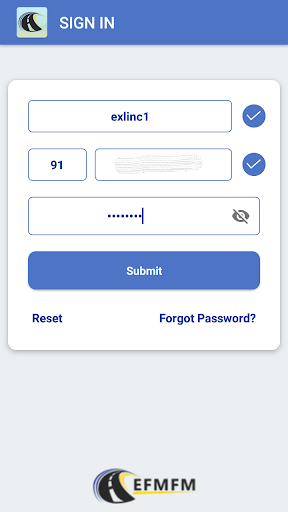 Android application Field App screenshort