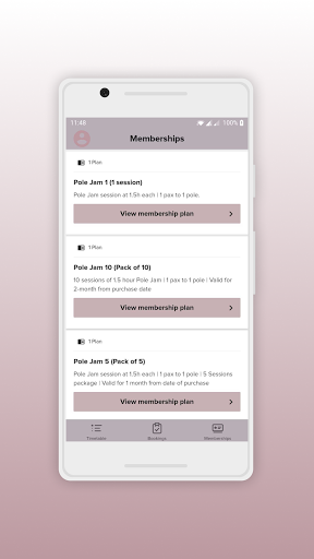 Mauve Dance Studio Screen 2