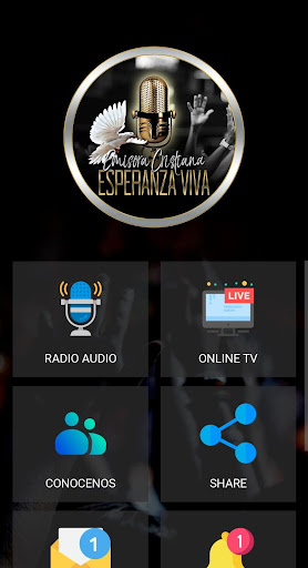 Android application Emisora Esperanza Viva screenshort
