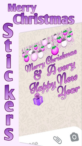 Android application Christmas Stickers screenshort