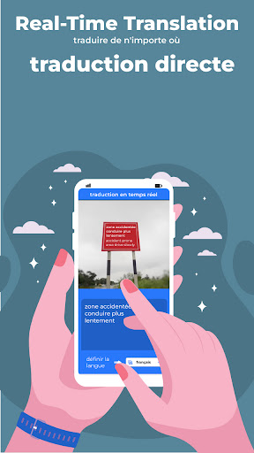 Android application Translate English to French screenshort