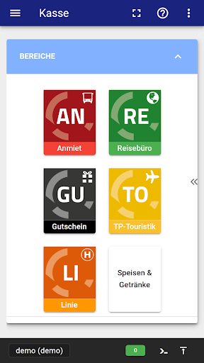 Android application Kasse screenshort