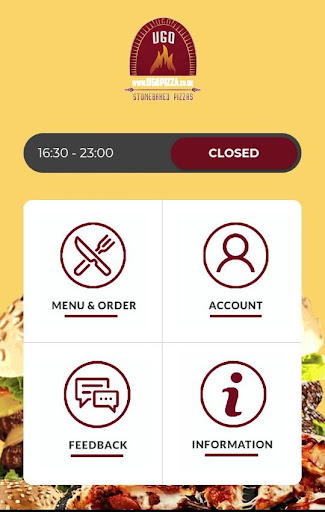 Android application UGO Pizza Leeds screenshort