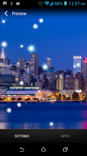 City SkylineStar Livewallpaper