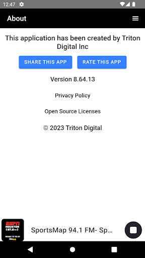 Android application SportsMap94 screenshort