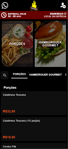 Android application Castelão Bar & Restaurante screenshort