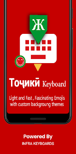 Tajik (Cyrillic) English Keyboard : Infra Keyboard 1