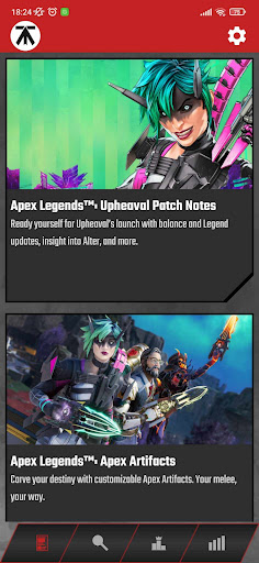 Android application Apex Tracker App screenshort