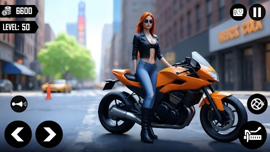 Moto Rider Bike Taxi Games 3D