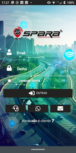 Android application Spara Rastreamento screenshort