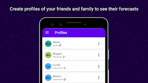 Screenshot of Horoscope