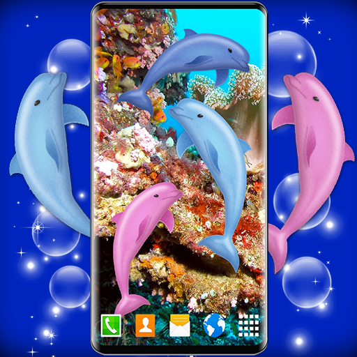 Dolphins Ocean Live Wallpaper - Hình nền động với chủ đề đại dương và cá heo sẽ cho bạn cảm giác như đang ở thật sự dưới đại dương. Vào mỗi sáng thức dậy, bạn sẽ được đón nhận những bữa tiệc của đàn cá heo với những hình ảnh tuyệt đẹp.