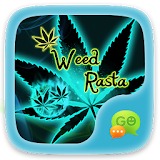 (FREE) GO SMS WEED RASTA THEME icon
