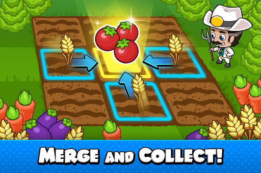 Idle Farm Tycoon - Merge Crops - Puzzle - games