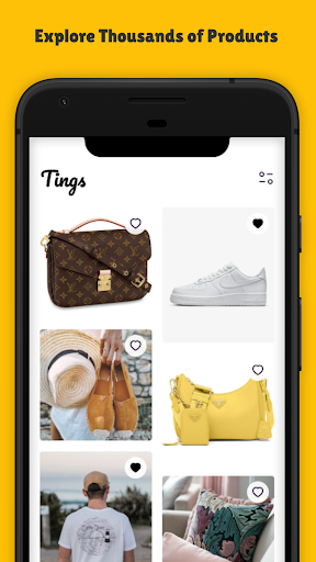Android application Tings: The Gifts App screenshort