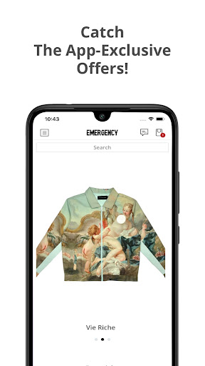 Android application Emergency Clothing Store screenshort