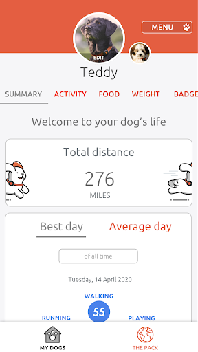 Android application PitPat screenshort
