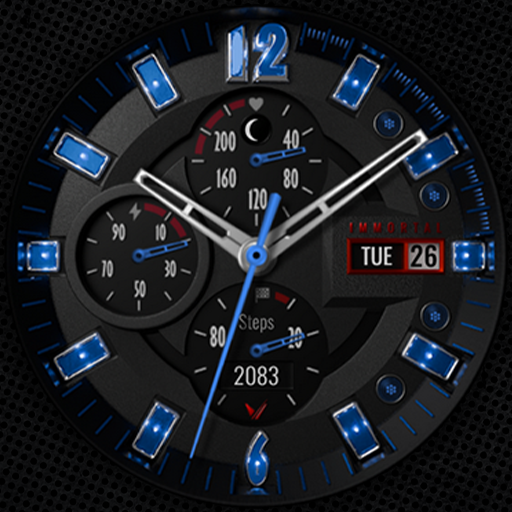 V IMMORTAL Analog Watch Face دانلود در ویندوز
