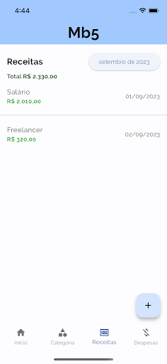 MyBill5 Screen 3