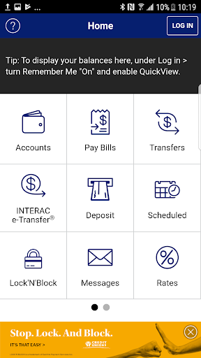 Android application East Coast Mobile screenshort