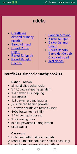 Koleksi Resepi Screenshot
