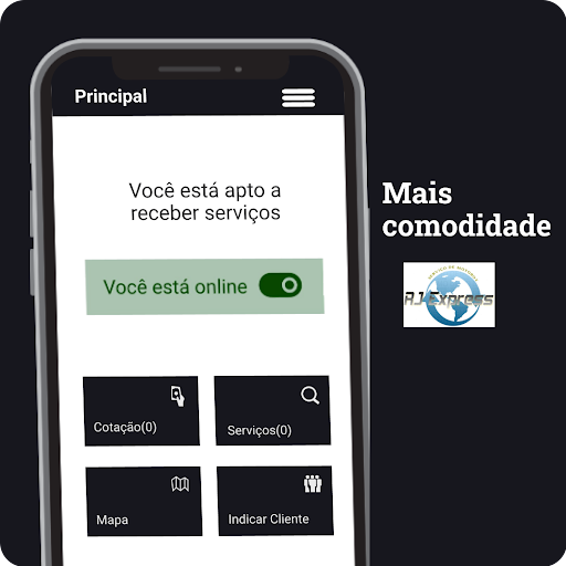 Android application RJ Express - Profissional screenshort