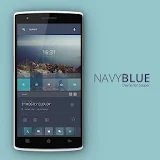 Navy Blue Theme for Zooper icon