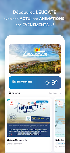 Android application Leucate screenshort