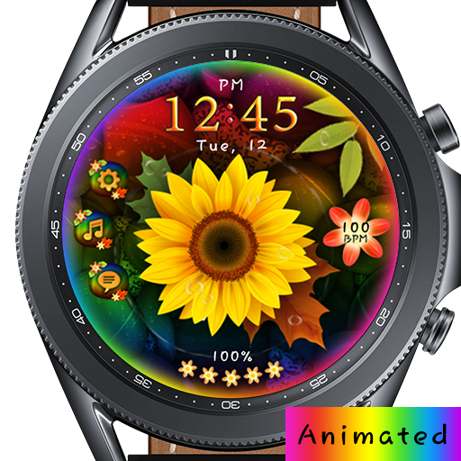 Autumn Flower River_Watchface logo