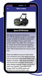 Epson ET7750 Series Guide