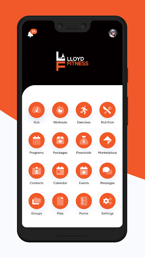 Android application Lloyd Fitness Hub screenshort
