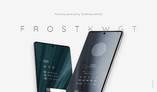 Android application Frost KWGT screenshort