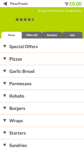 Pizza Pronto YO7 Screen 2