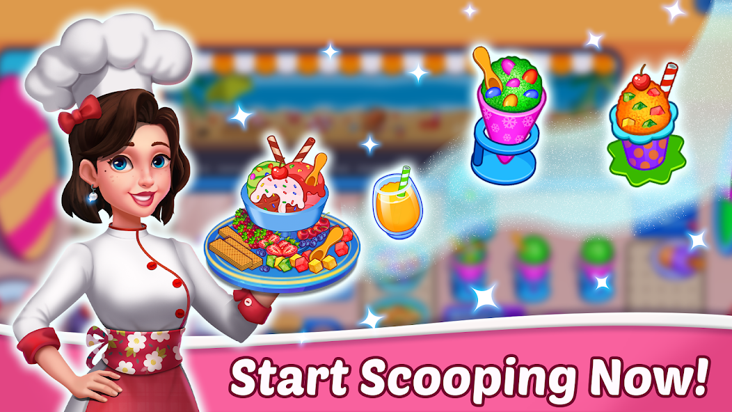 Ice Cream Fever : Cooking Game 1.1.5 APK + Mod (Unlimited money) untuk android