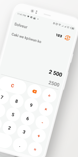 Calculatrice Fongbe Screen 2