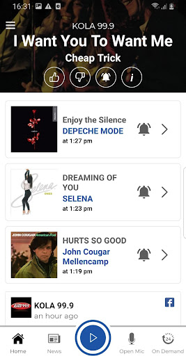 KOLA 99.9 Screen 2