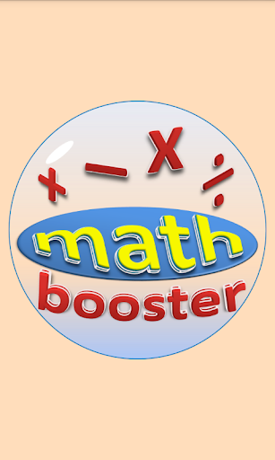 Android application Math Booster screenshort