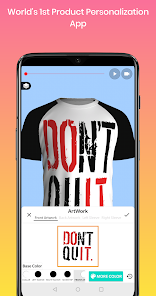 Captura 1 3D Mockup | 3D T-shirt animato android