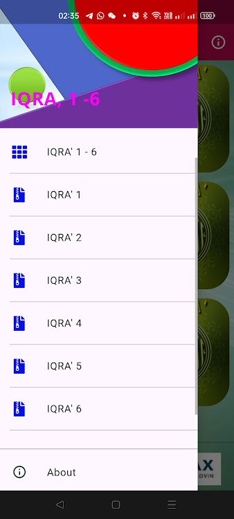 Buku IQRA' Lengkap-1,2,3,4,5,6 - 3.2.5 - (Android)