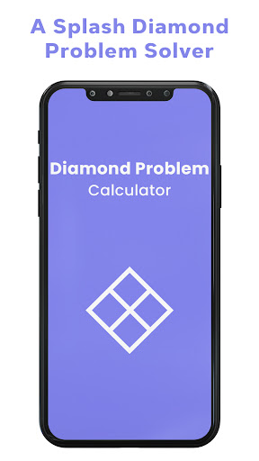 Android application Diamond Problem Calculator screenshort