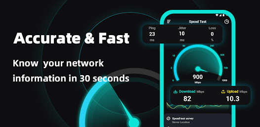 Speed Test-Test internet speed 1.6 APK + Mod (Unlimited money) إلى عن على ذكري المظهر