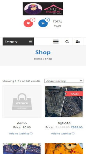 MJF Kurtis Online Fashion Shopping App
