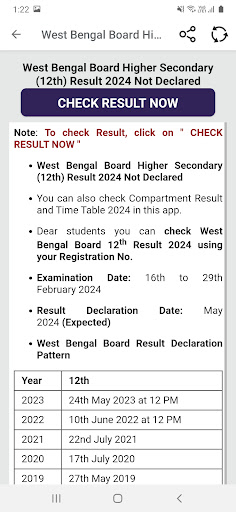 Fastresult: west bengal result Screen 3