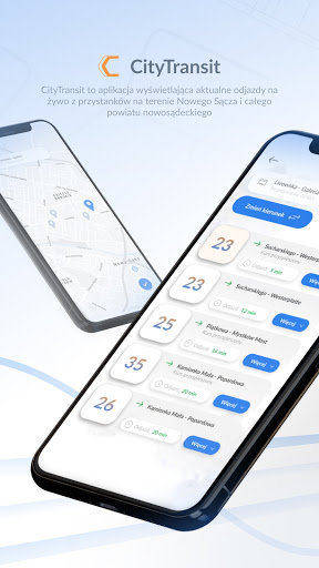 Android application CityTransit - Nowy Sącz screenshort