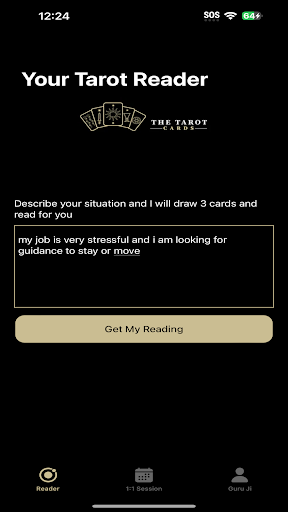 Android application My Tarot Reader screenshort