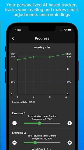 Speed Reading Exercises Screenshot 3 - AppWisp.com