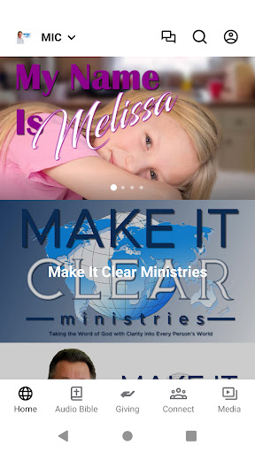 Android application Make It Clear Ministries screenshort