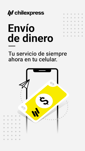 Android application Chilexpress Envío de Dinero screenshort