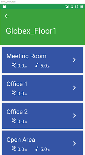 VoiceArrest Volume Control Screen 2